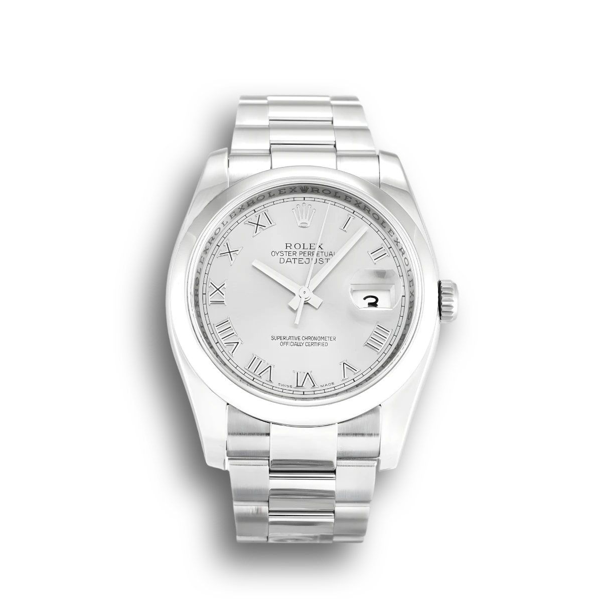 Rolex Datejust 116200 Stainless Steel 36mm Silver Dial