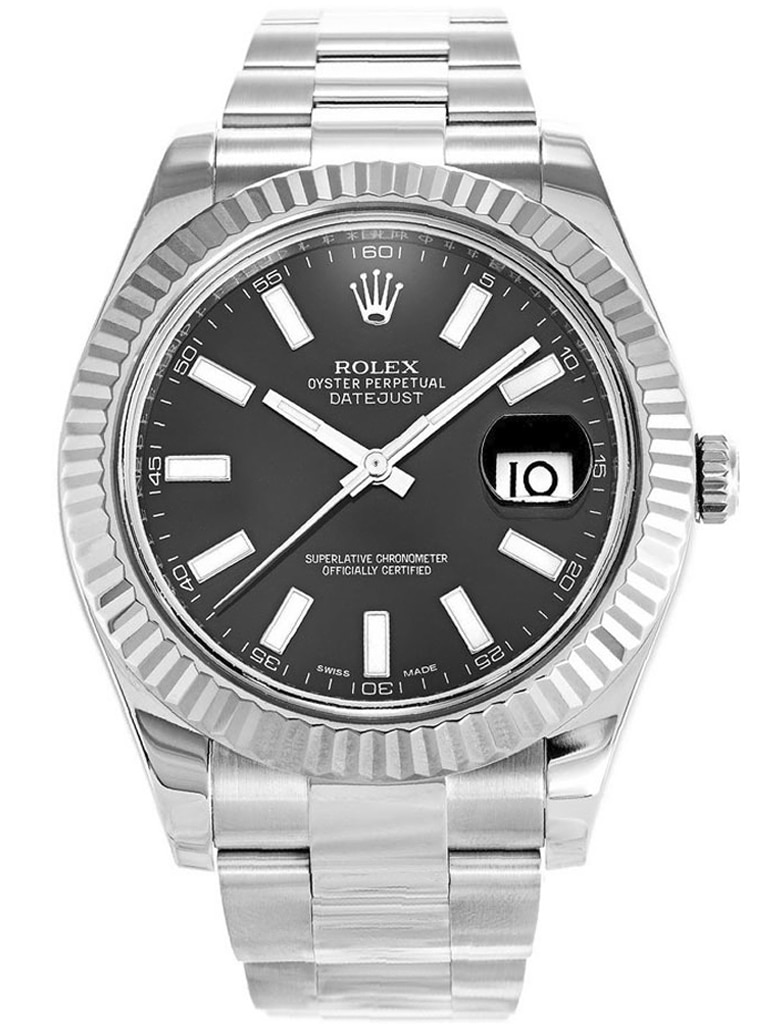 Datejust 116334 1:1 replica 41mm — dial close-up