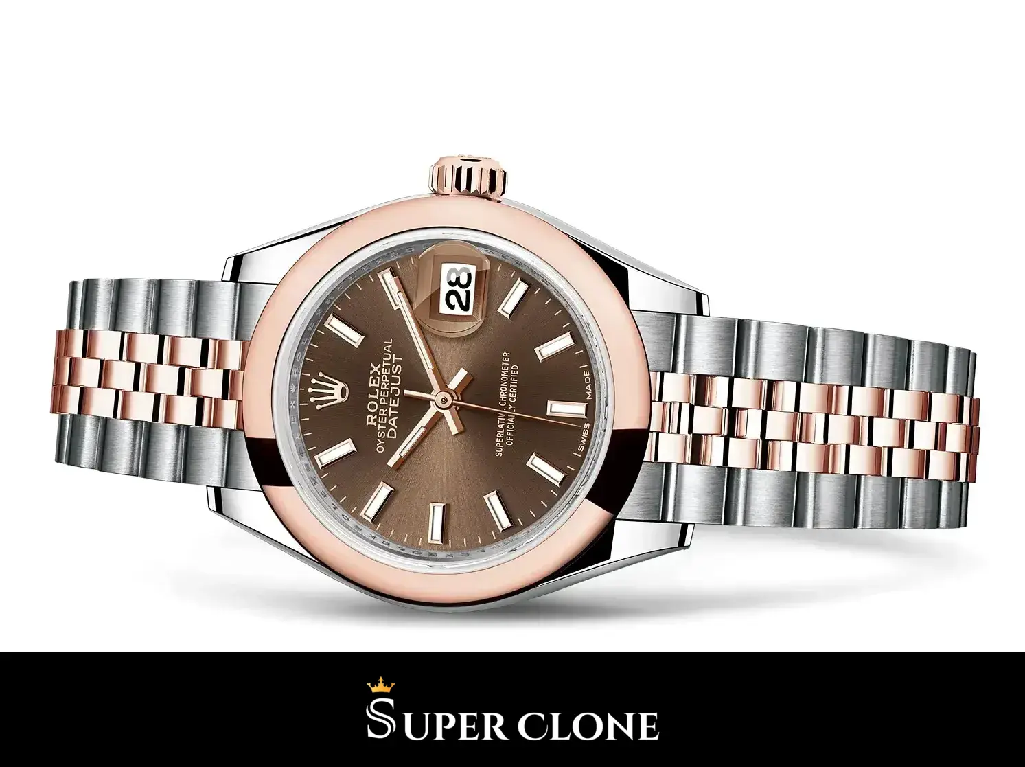 Rolex Datejust 126201 miyota replica 36mm — dial close-up