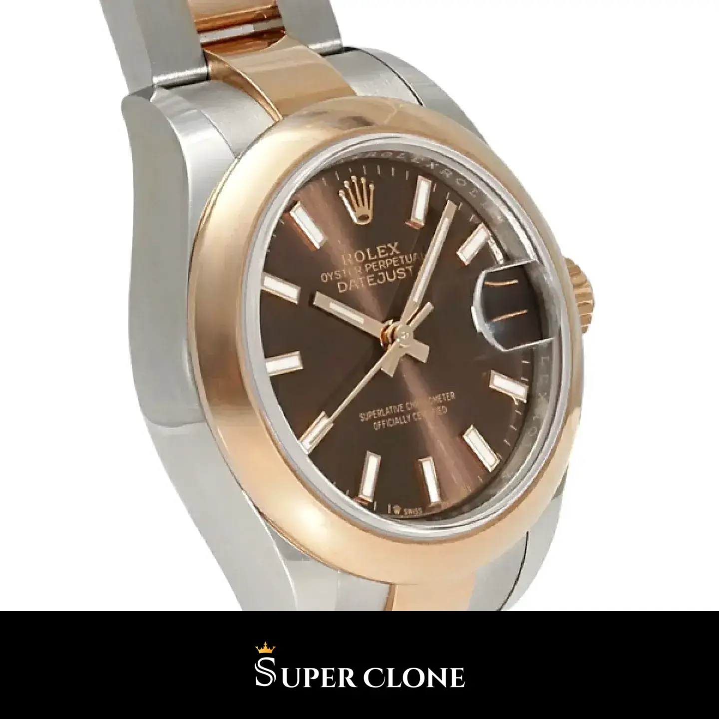 Datejust 126201 japanese automatic replica — side profile