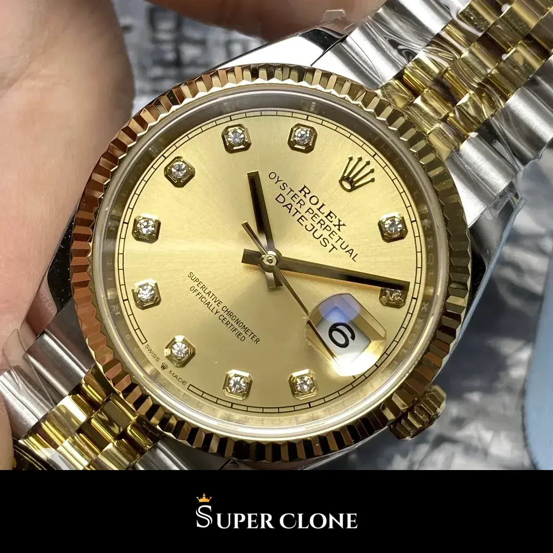 Datejust 126233 rolex replica — lume shot
