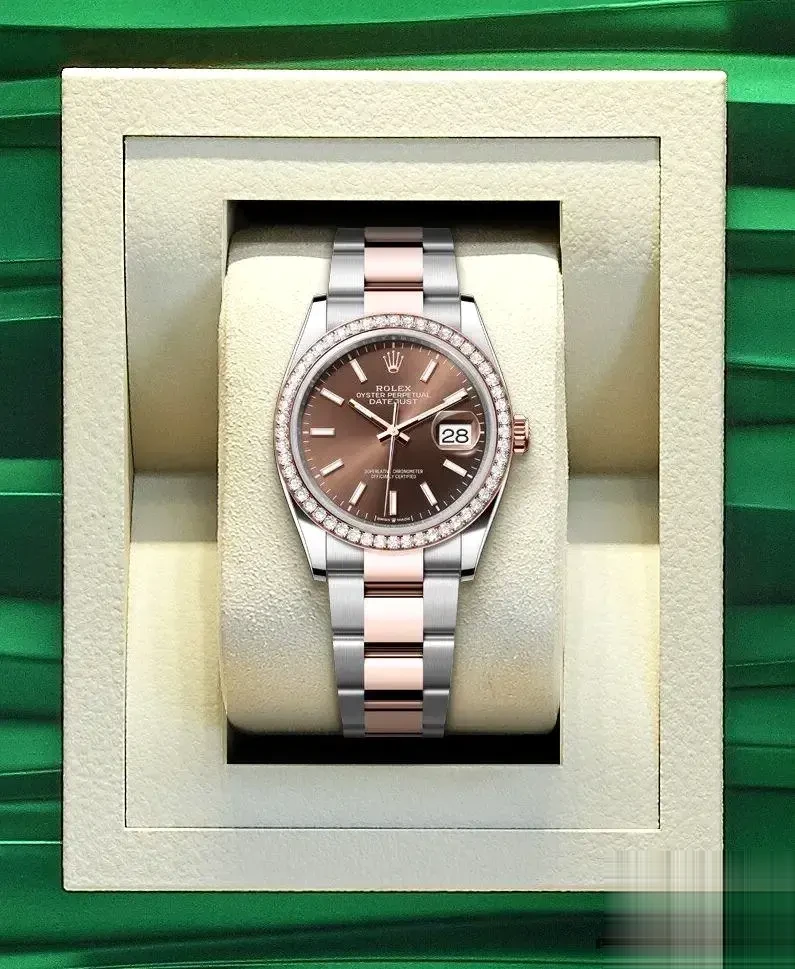 Datejust 126281RBR rolex copy — side profile