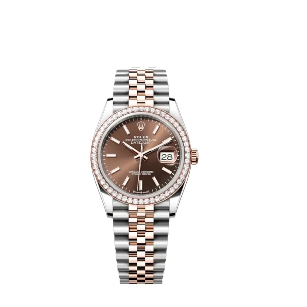 Rolex Datejust 36 Mm Chocolate Dial 126281rbr replica watch