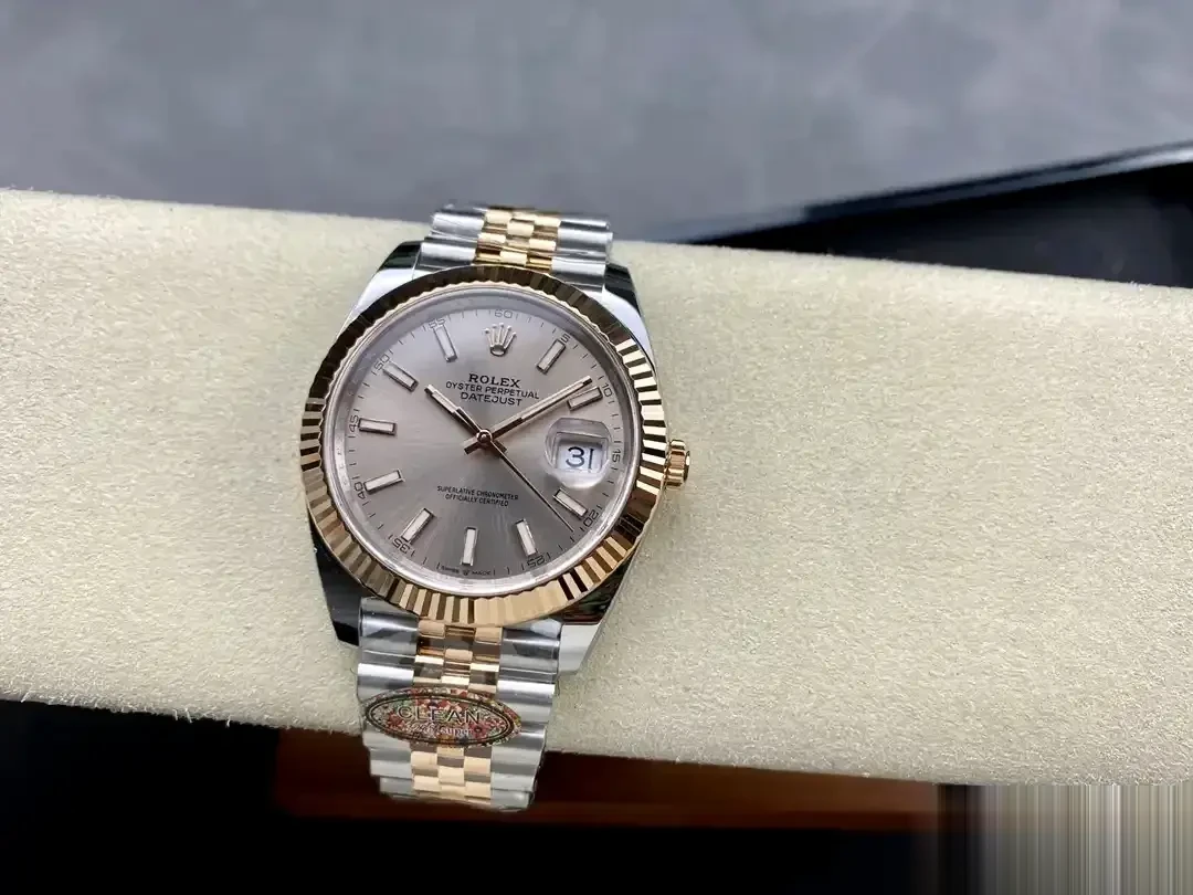 Rolex Datejust 126331 miyota replica 41mm — dial close-up