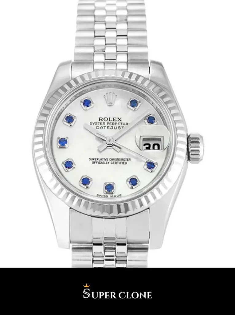 Rolex Datejust 179174 rolex clone 26mm — dial close-up