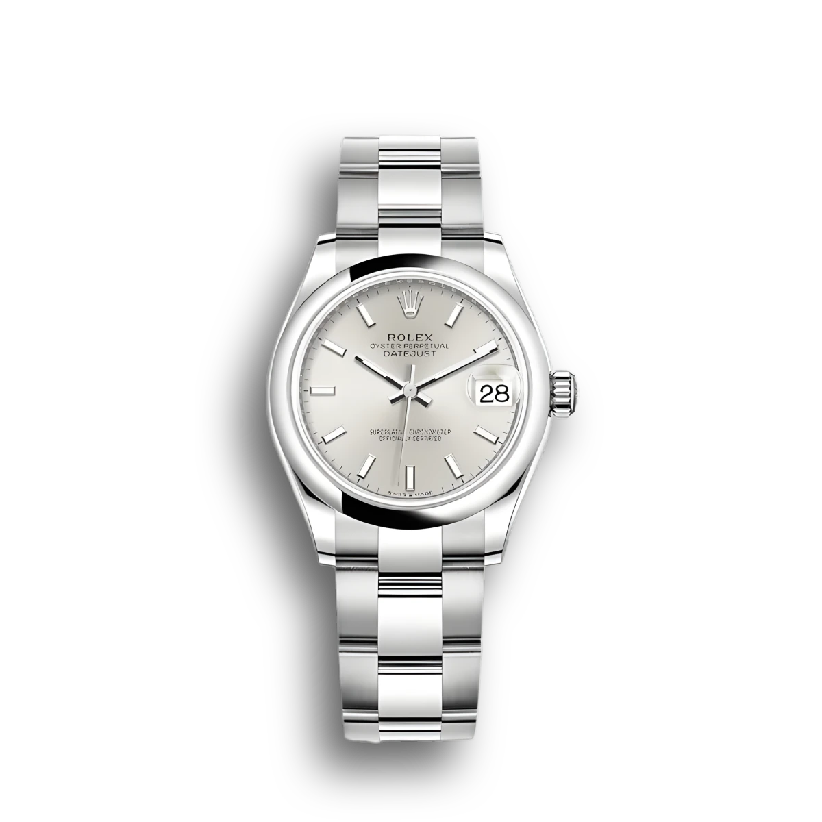 Datejust 278240 clone silver dial — front view