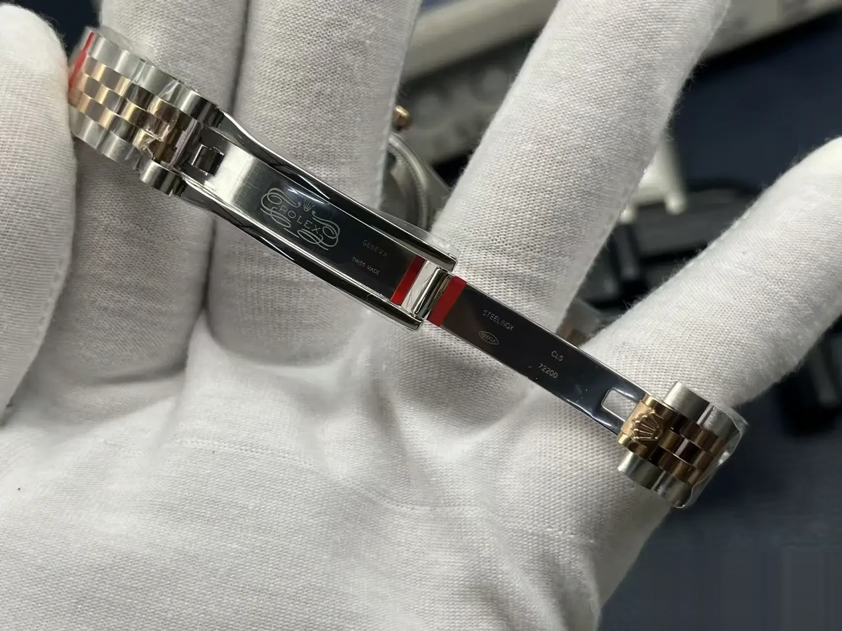 Rolex Datejust 278271 replica — lume shot