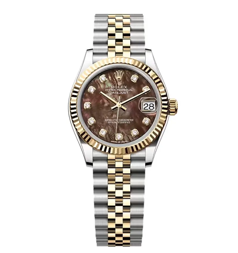 Datejust 278273 1:1 replica black dial — front view