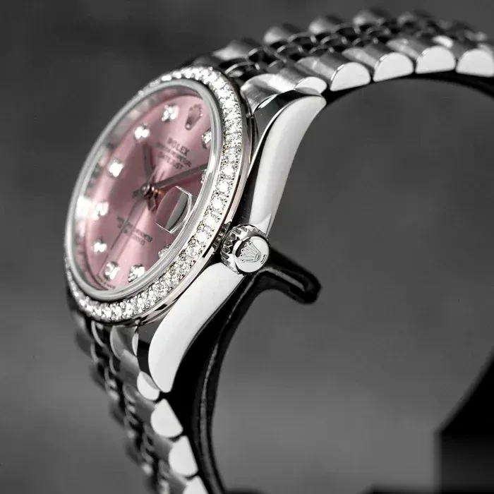 Datejust 278384RBR japanese automatic replica — side profile