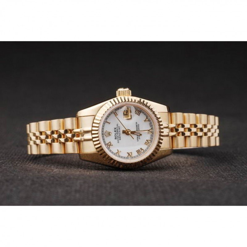 Rolex Lady-Datejust SRL100 super clone replica 28mm — wrist shot