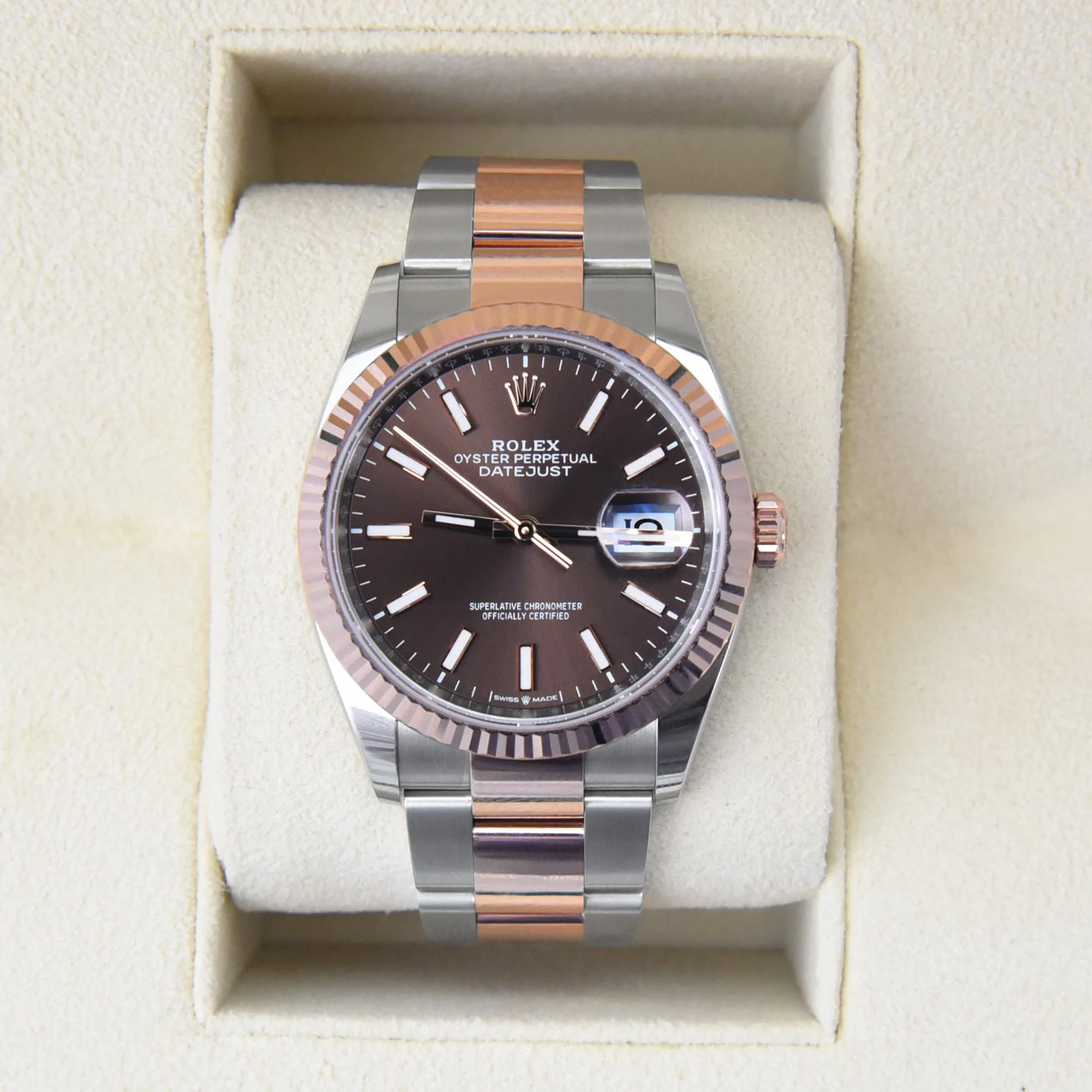 Rolex Datejust 126231 copy — side profile