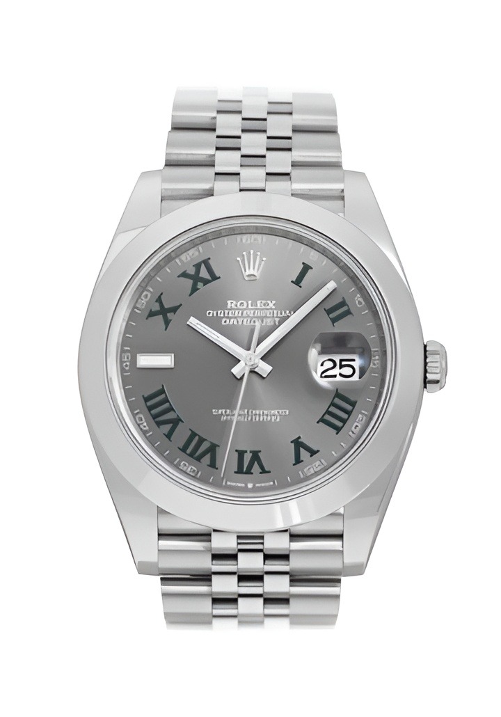 Rolex Datejust 126300 41mm – Rhodium Wimbledon Dial on Jubilee