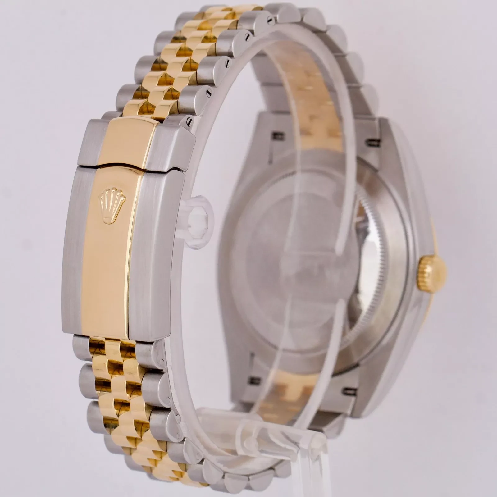 Datejust 126333 1:1 replica silver dial — caseback detail