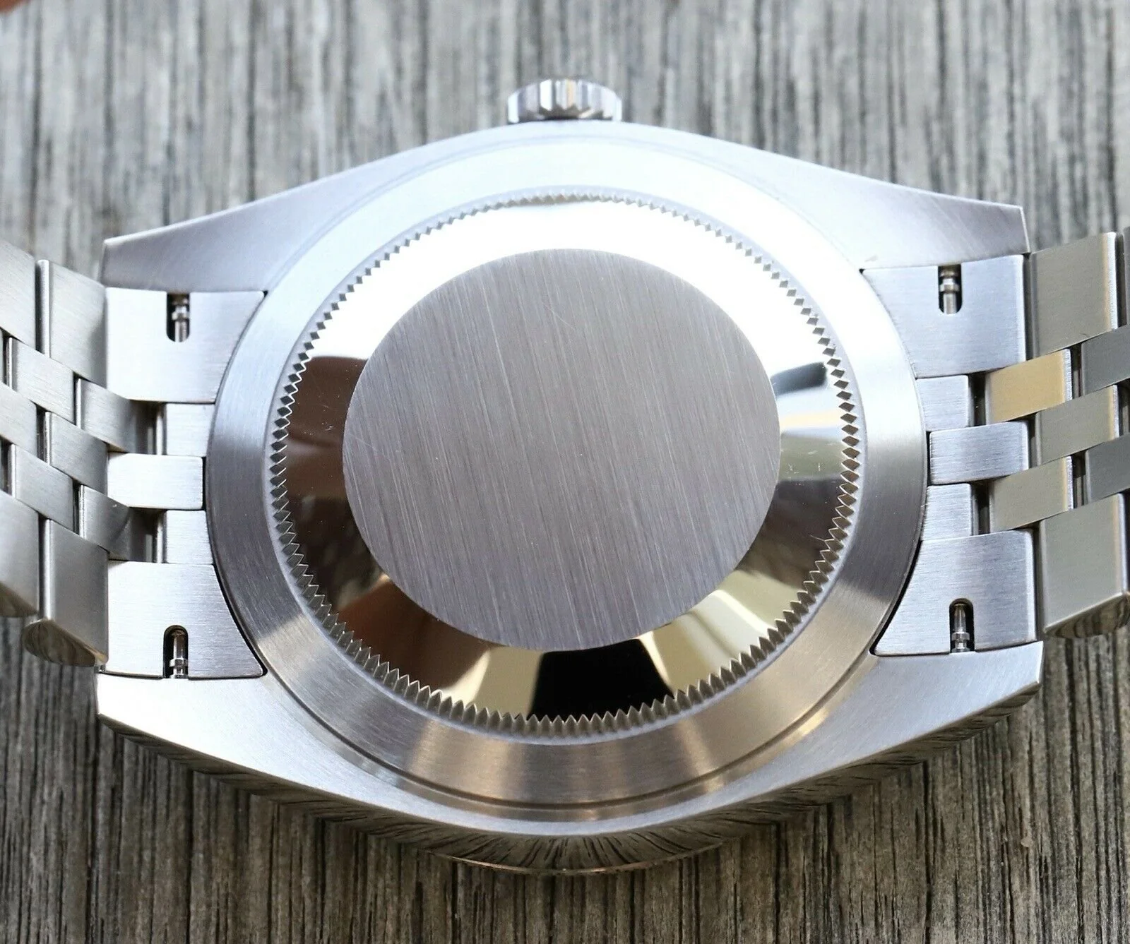 Rolex Datejust 126334 clone 41mm — crown and case detail