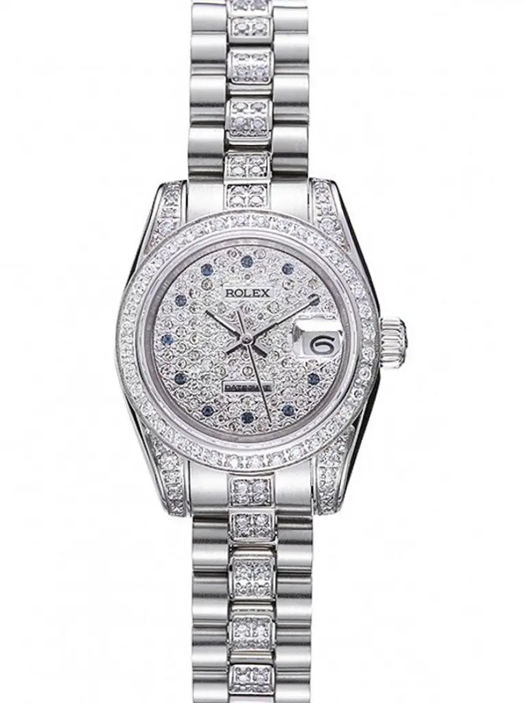 Datejust 622021 clone silver dial — front view