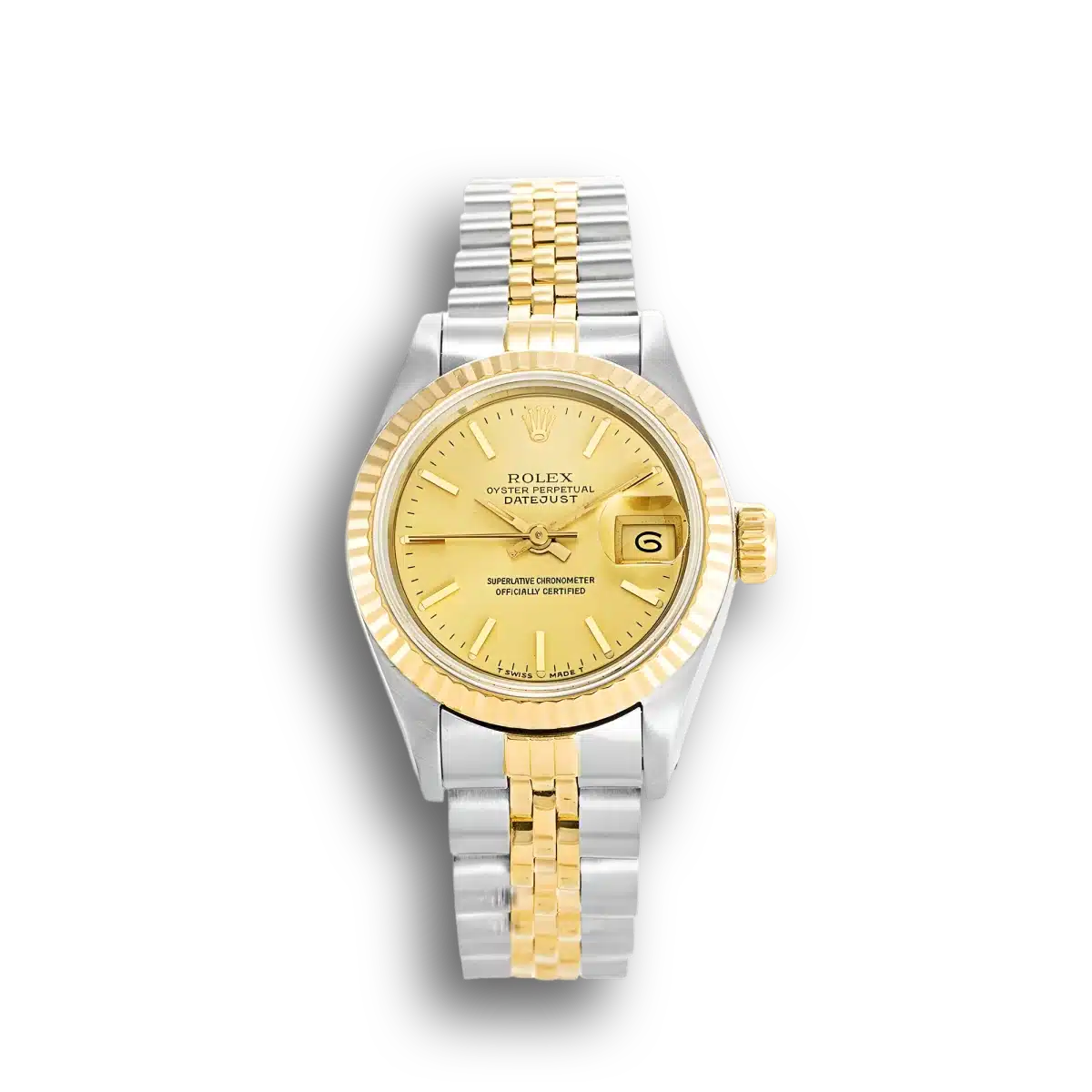 Rolex Datejust 69173 - 26mm Gold Dial Two-Tone