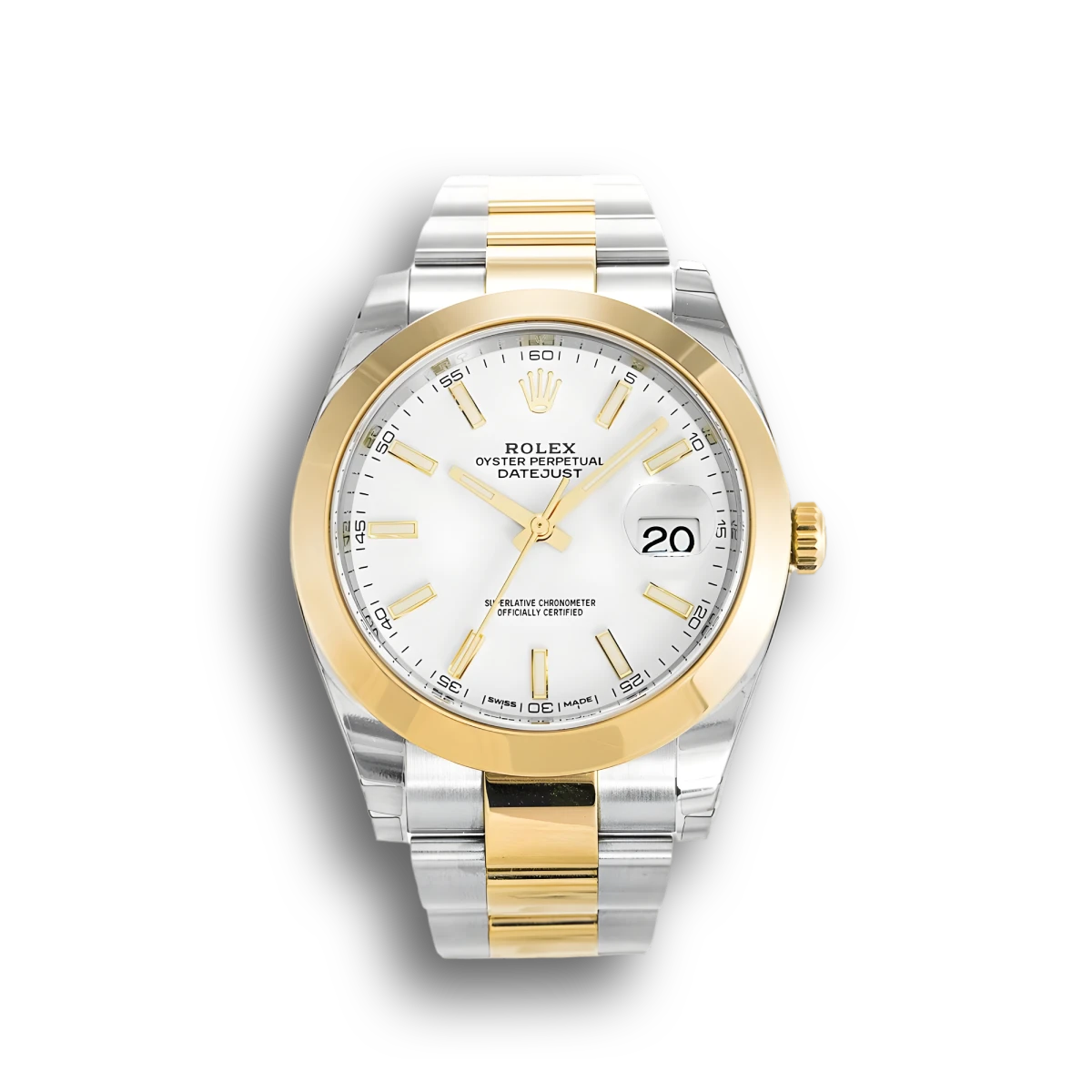 Datejust 126303 copy white dial — front view