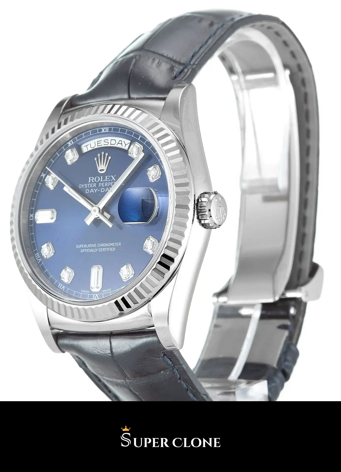 Rolex Day-Date 118139 replica — side profile