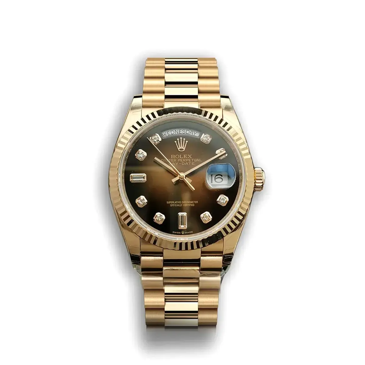Rolex Day-Date 128238 36mm Black Dial replica watch