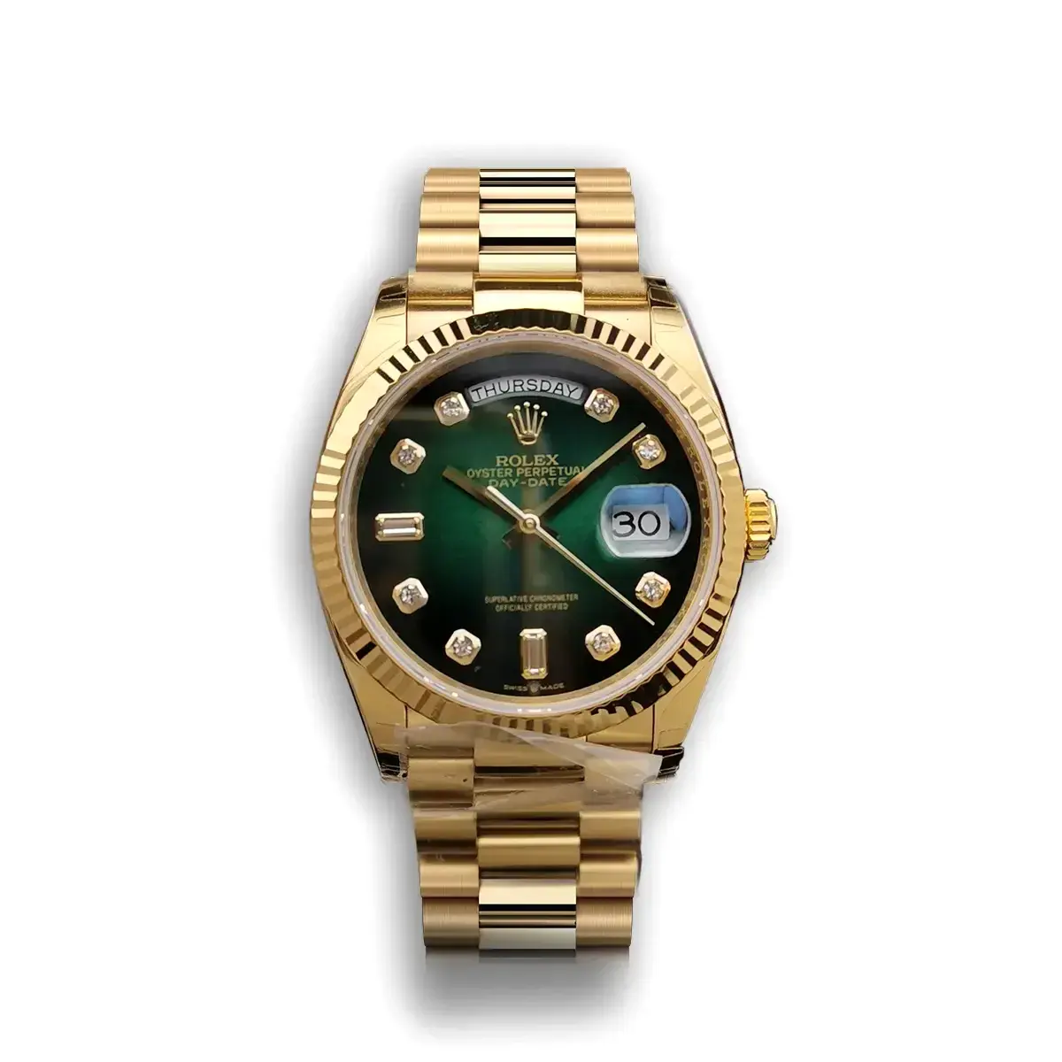 Rolex Day-Date 128238 36mm Green Dial replica watch