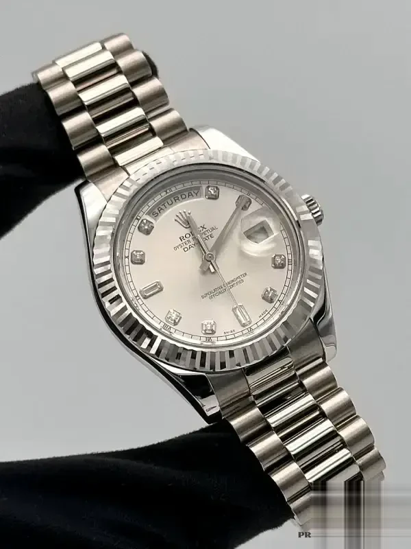Rolex Day-Date 41985 replica — side profile