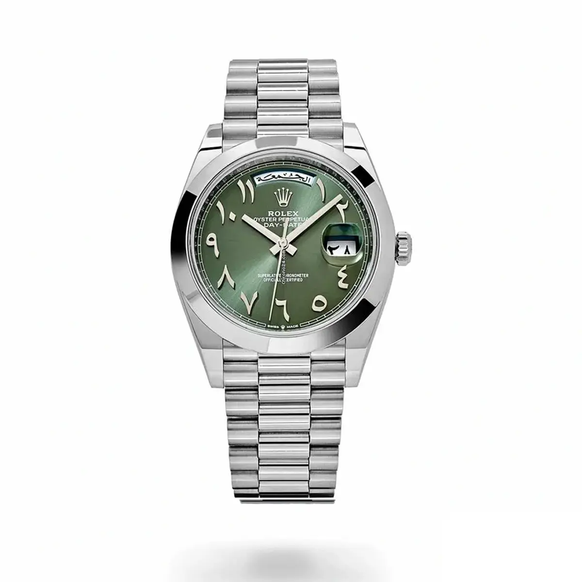 Rolex Day-Date 228206 40mm Green Dial replica watch