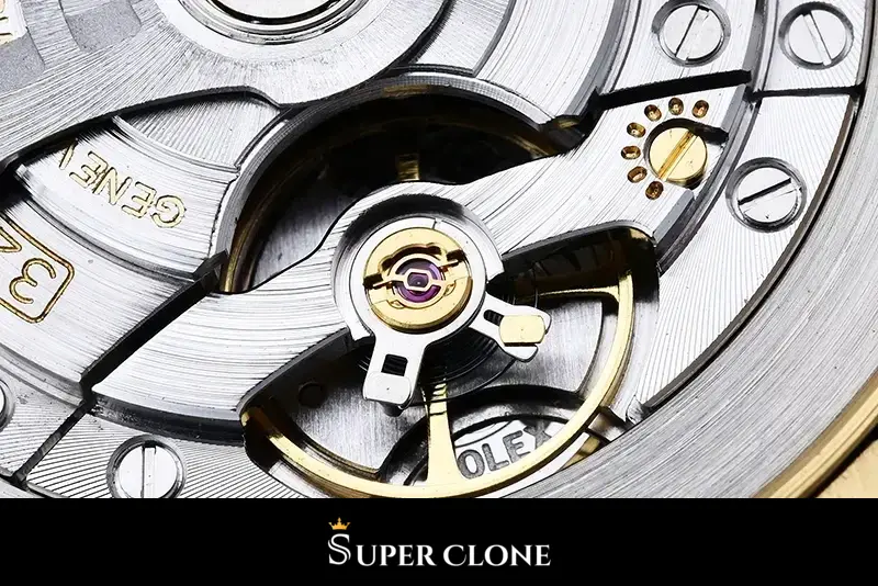 Day-Date 228238 rolex copy — bezel macro