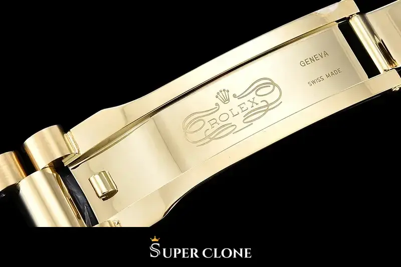 Day-Date 228238 rolex replica white dial — bezel macro