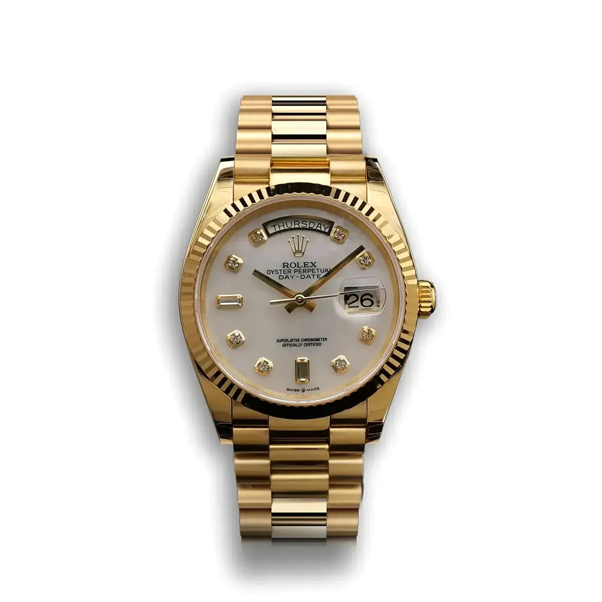 Rolex Day-Date 228239 36mm Mother Of Pearl Dial replica watch