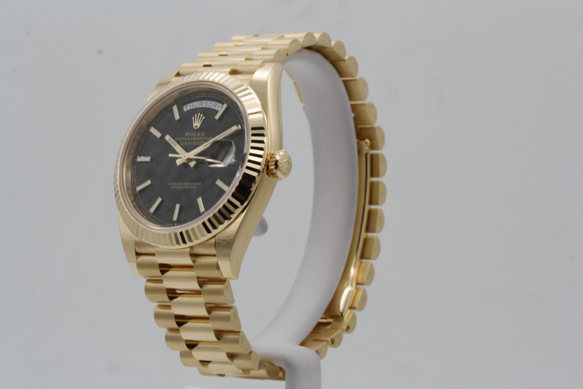 Rolex Day-Date 228238 clone 40mm — dial close-up