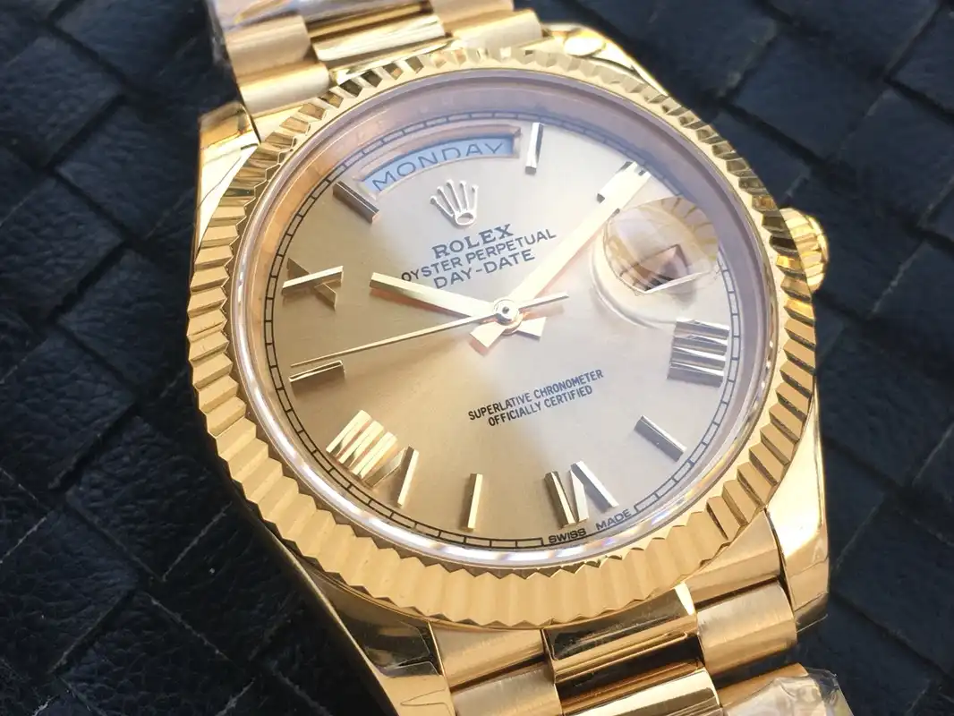 Rolex Day-Date 41985 replica 36mm — wrist shot