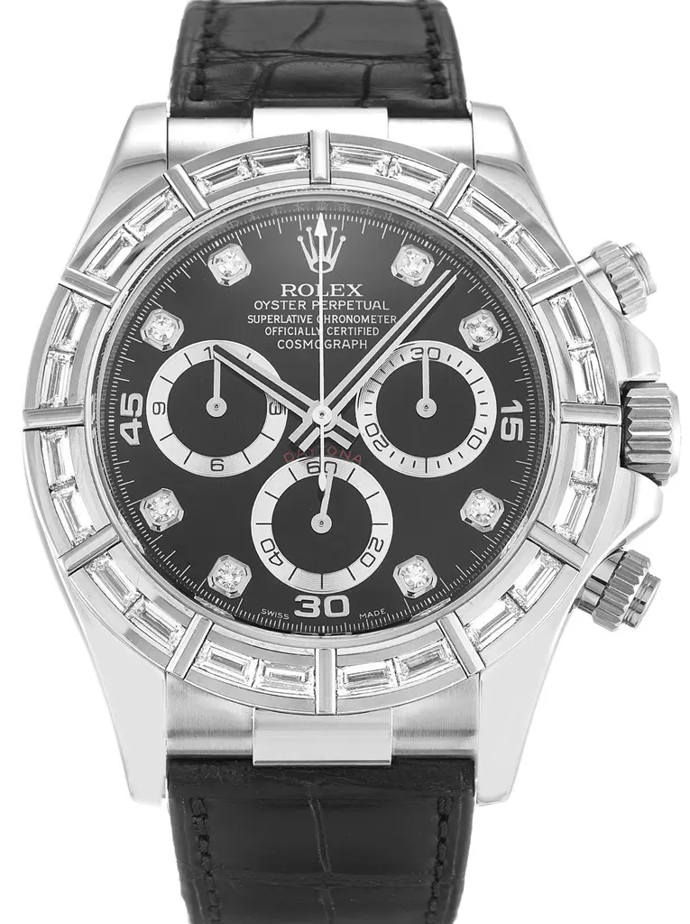 Rolex Daytona 116589BR 1:1 replica black dial — front view