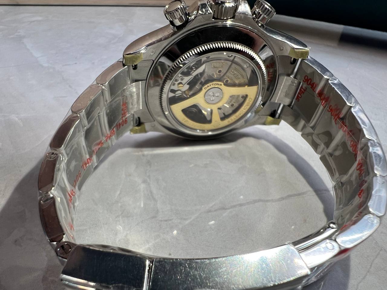 Rolex Daytona 126529LN replica 40mm — crown and case detail