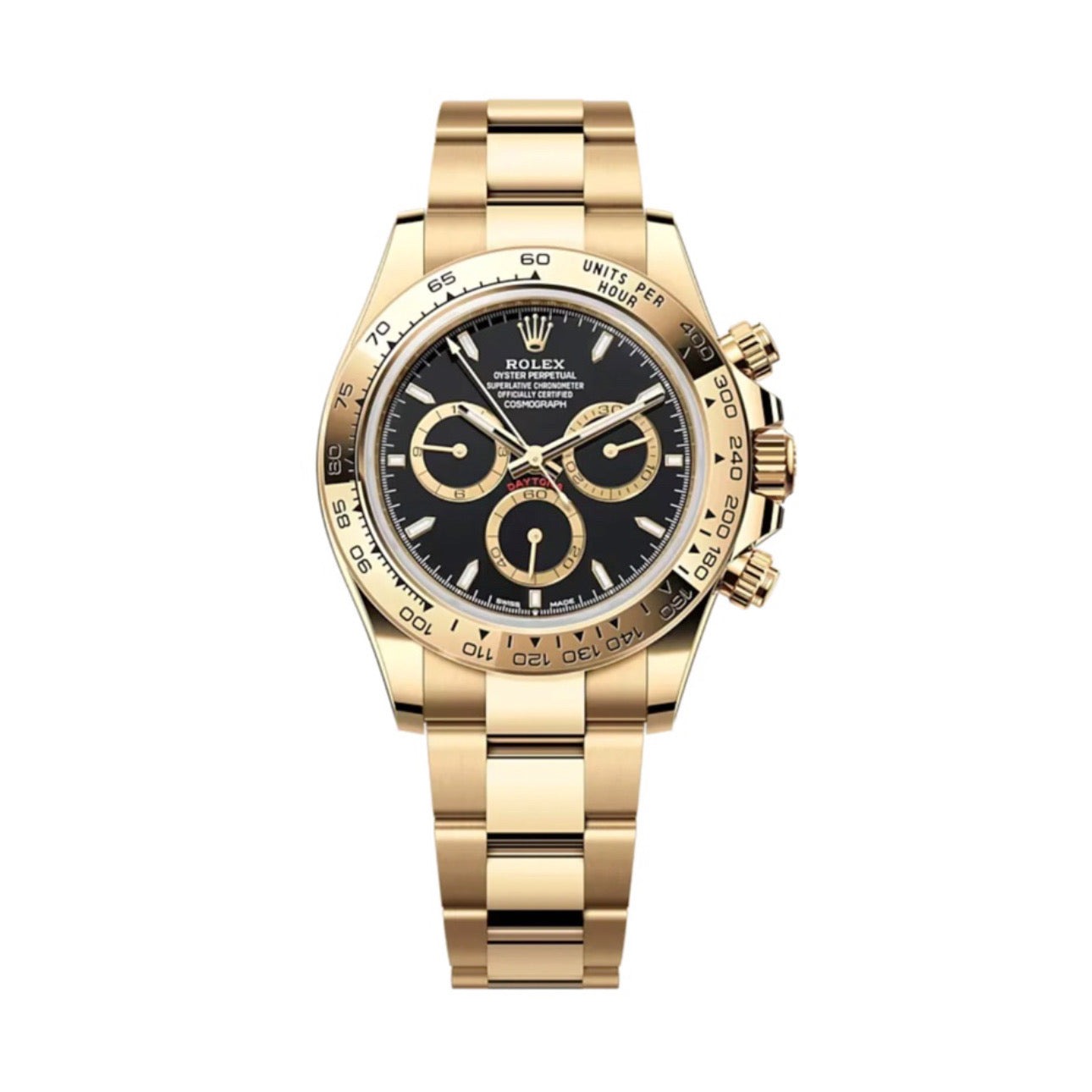 Rolex Daytona 40mm Black Dial 126508 Yellow Gold