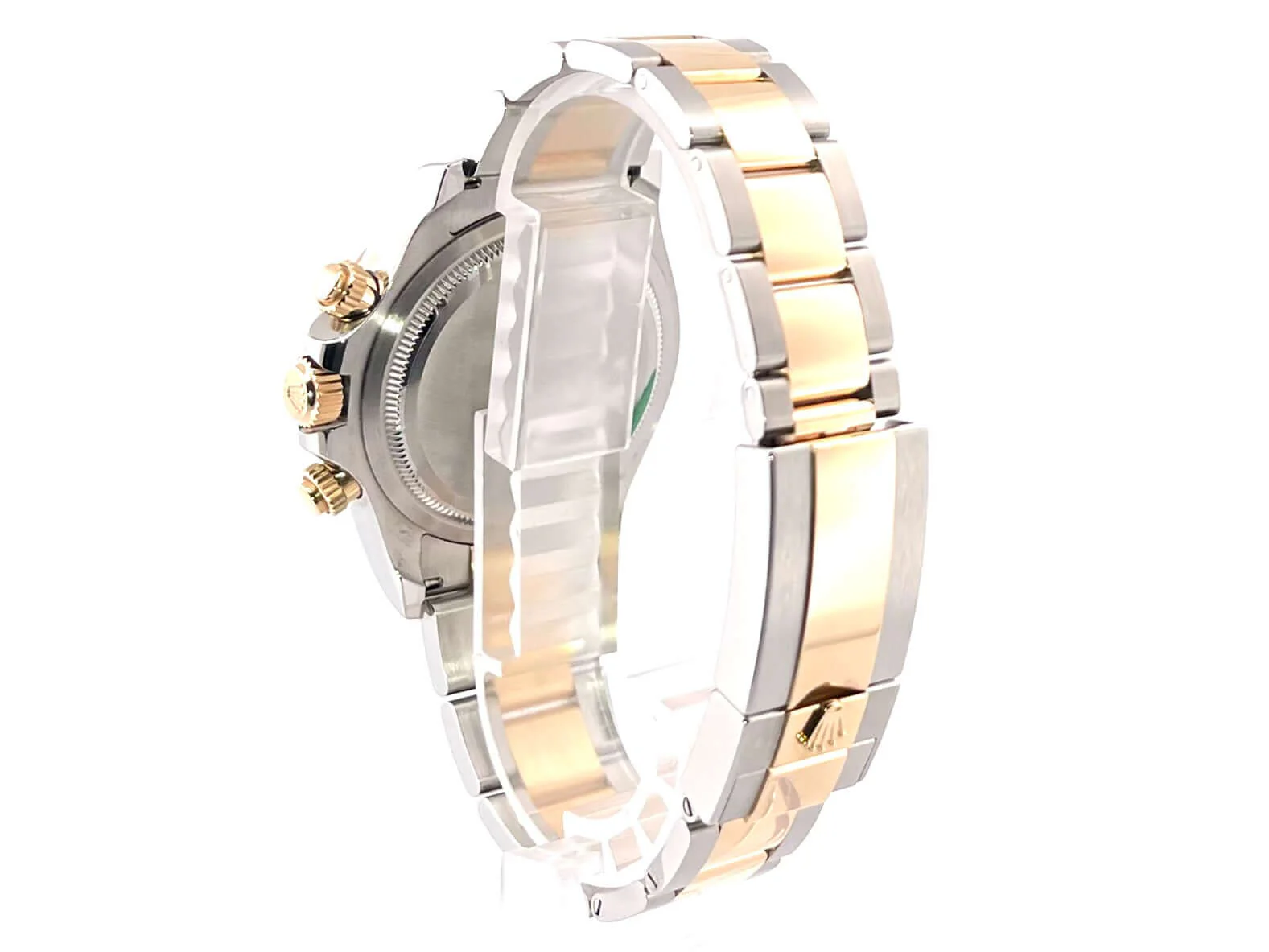 Daytona 126503 replica golden dial — bezel macro