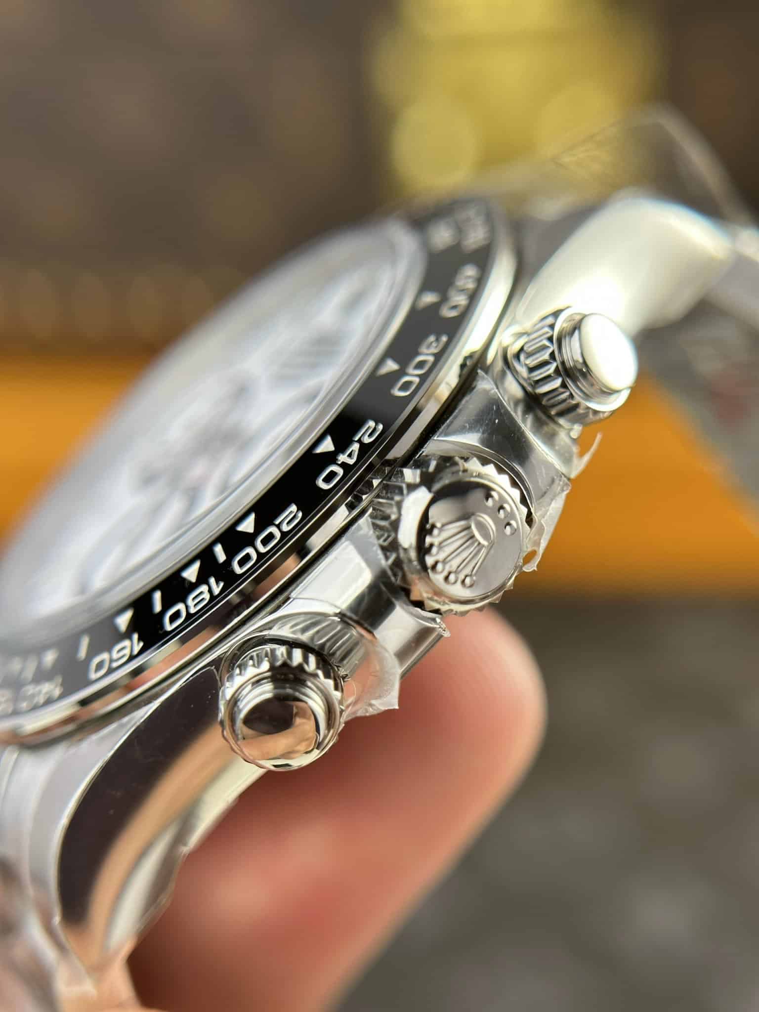 Rolex Daytona 126500LN clone — lume shot