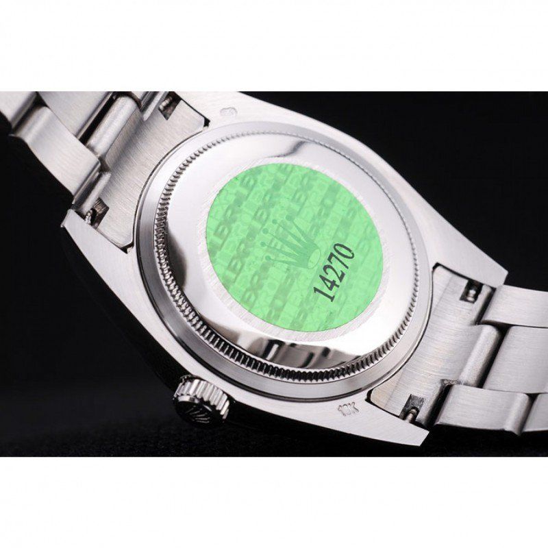 Explorer SRL15614270 clone black dial — bezel macro