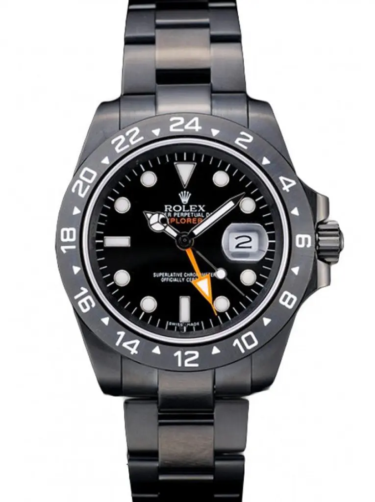 Explorer 98239 copy black dial — front view