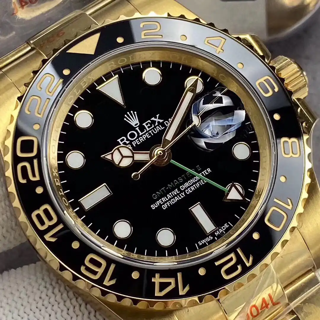 Rolex GMT-Master 126710BLRO-0001 copy 40mm — wrist shot