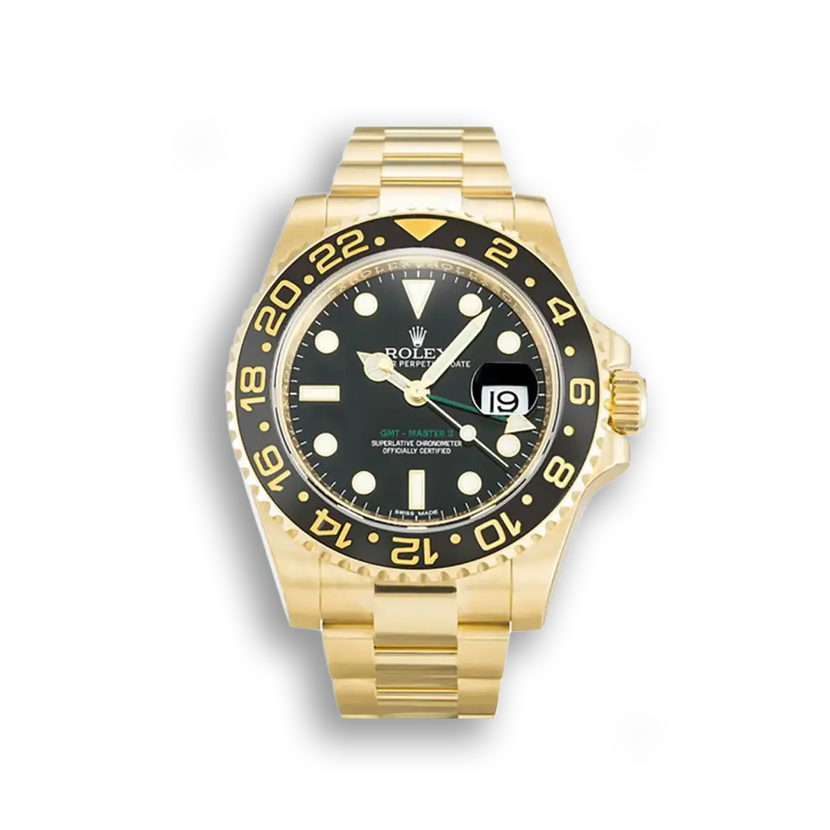 Rolex GMT-Master 116718 1:1 replica black dial — front view