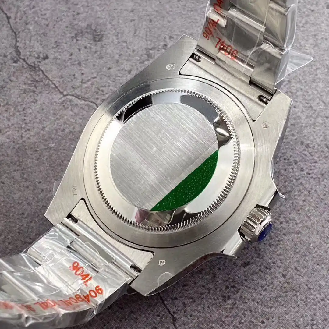 GMT-Master 126710BLRO clone black dial — angled view