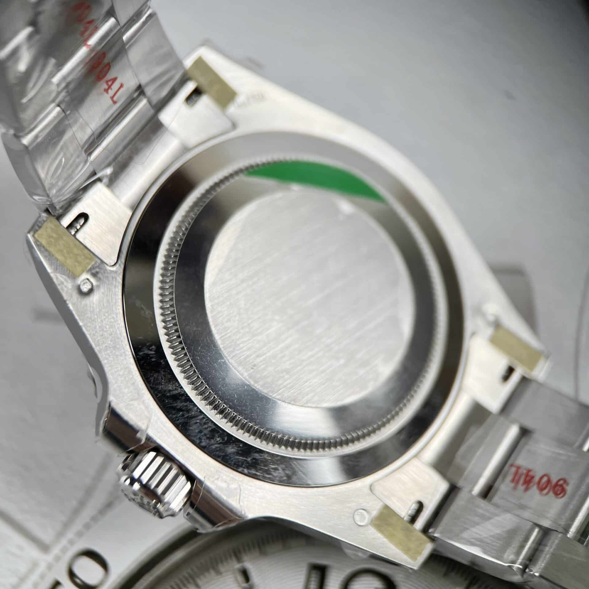 Rolex GMT-Master 126719BLRO copy meteorite dial — angled view