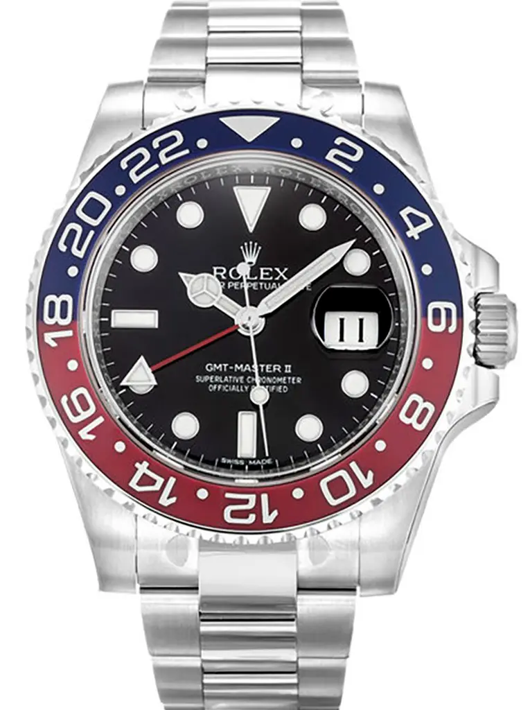 GMT-Master 116719 super clone replica black dial — front view