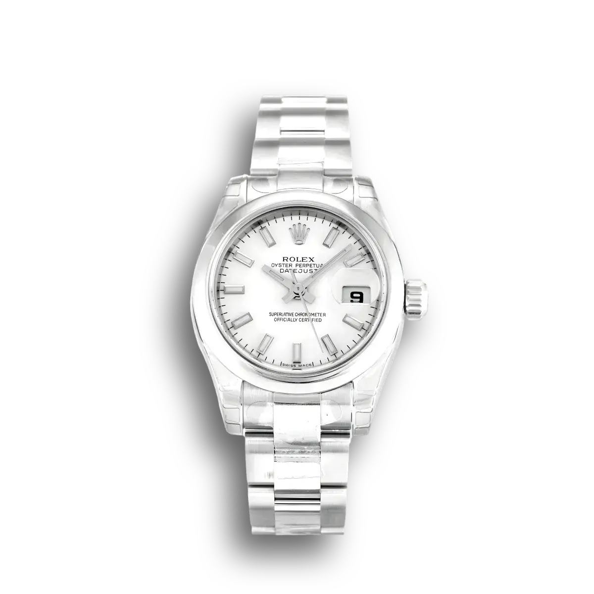 Rolex Lady-Datejust 179160 White Dial 26mm Stainless Steel replica watch