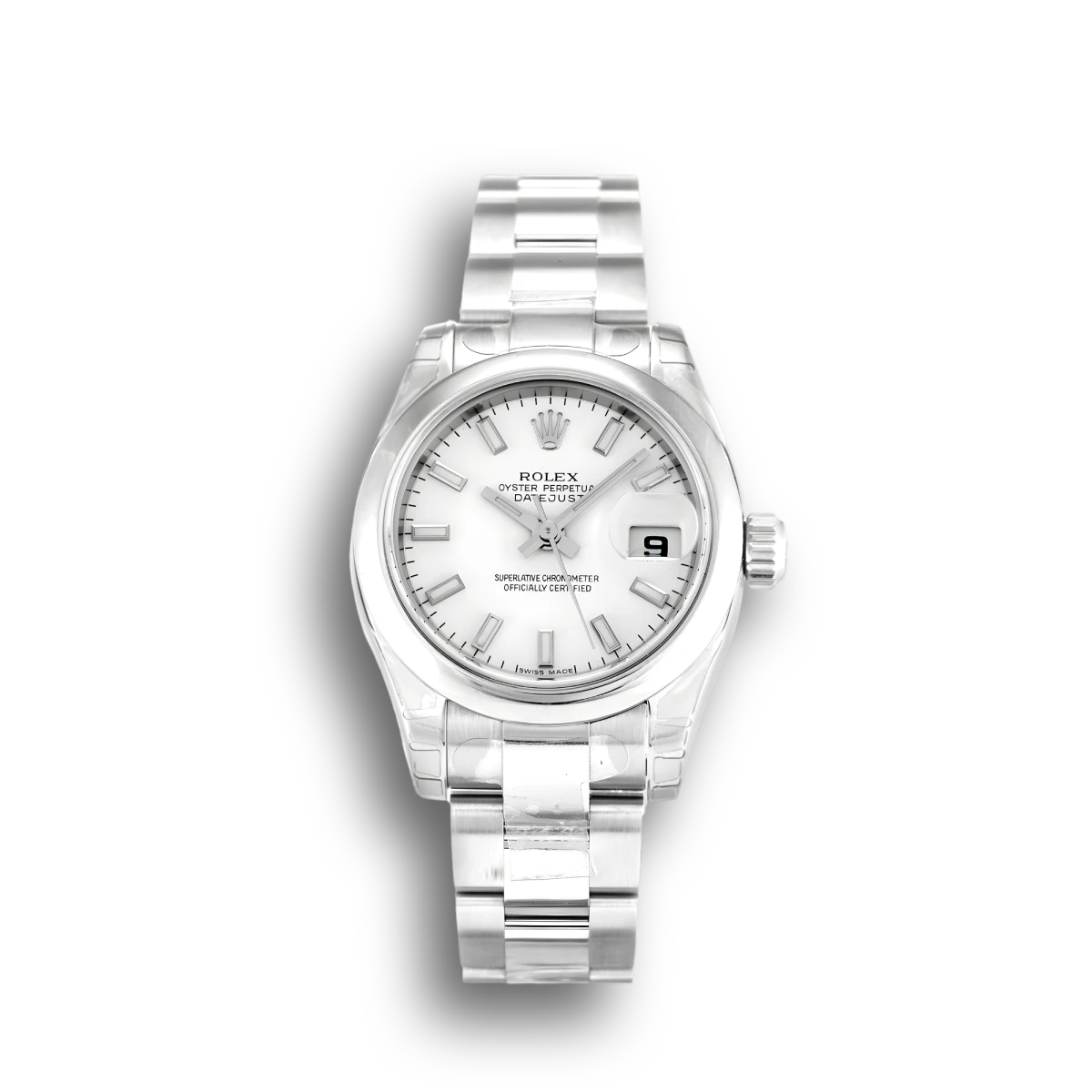 Rolex Lady-Datejust 179160 1:1 replica white dial — front view