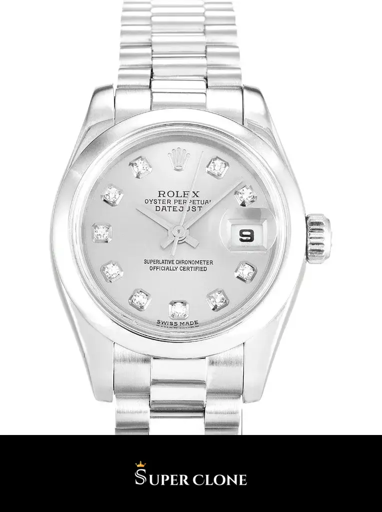 Lady-Datejust 179166 rolex copy 26mm — dial close-up