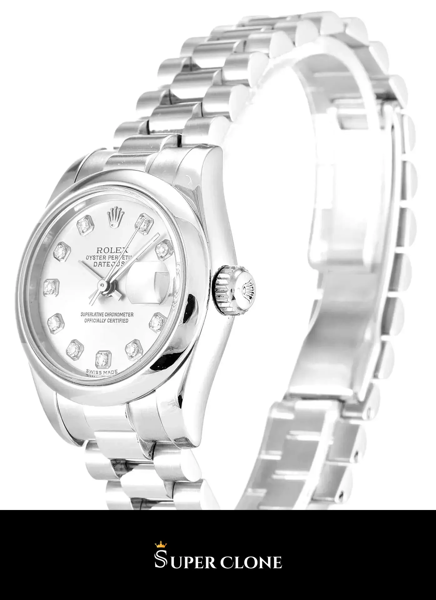 Rolex Lady-Datejust 179166 miyota replica — side profile