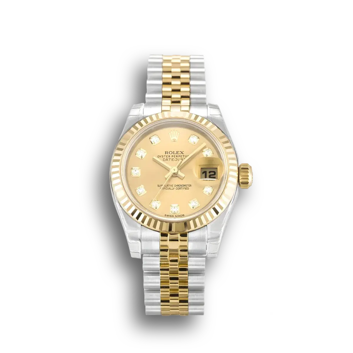 Rolex Lady-Datejust 179173 26mm Champagne Dial replica watch
