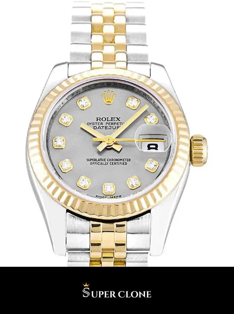 Lady-Datejust 179173 rolex replica 26mm — dial close-up
