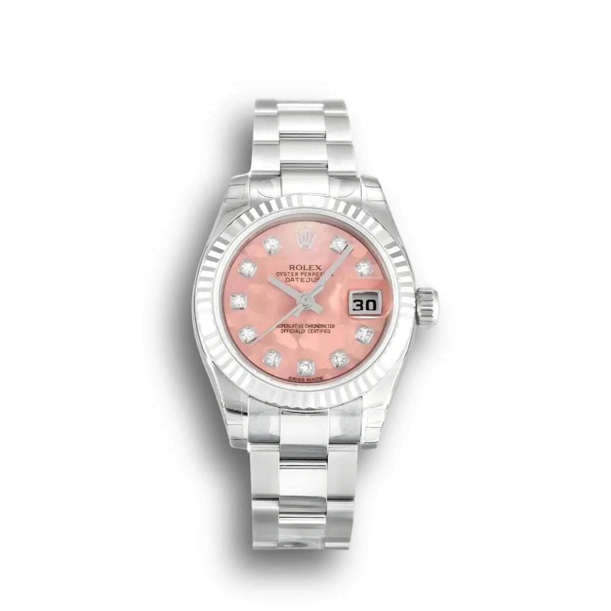 Rolex Lady Datejust 26mm Gold Dust Pink Dial 179174 replica watch